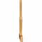 Ekena Millwork Saratoga Rough Sawn Timber Gable Bracket, Western Red Cedar, 96"W x 36"H x 2"D x 4"F, 9/12 Pitch GBW096X36X0204SAR00RWR - alternate 4